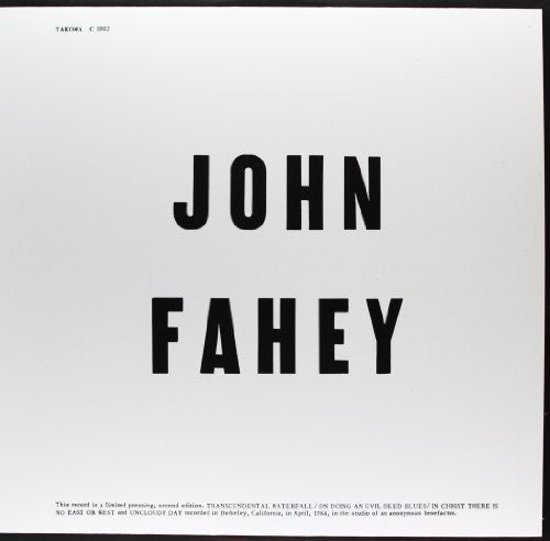 John Fahey: Blind Joe Death - Vinyl LP