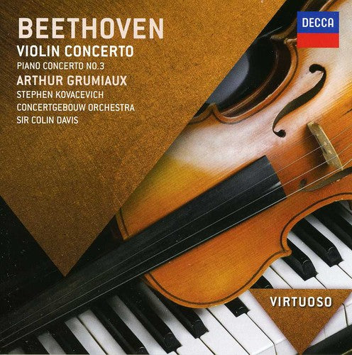 Stephen Kovacevich: Pianokonsert 3/Violinkonsert - COMPACT DISCS