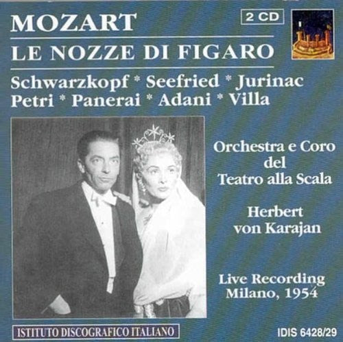Mozart / Adani / Calabrese / Jurinac: Marriage of Figa - COMPACT DISCS