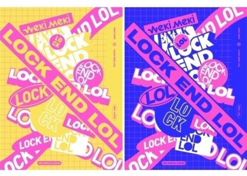 Weki Meki: Lock End LOL (Random Cover) (Incl. 80pg photo book, logo sticker, 2 selfie photo cards + 1 weki meki ring) - COMPACT DISCS