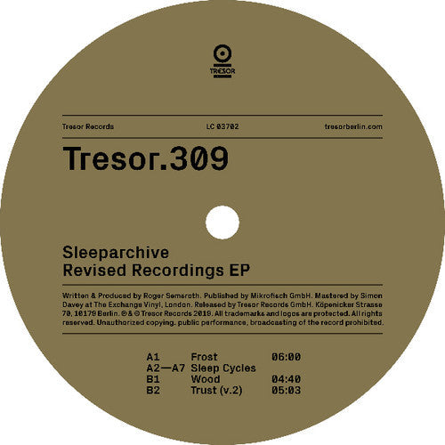 Sleeparchive: Revised Recordings - Vinyl LP