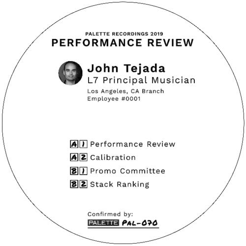 John Tejada: Performance Review - Vinyl LP