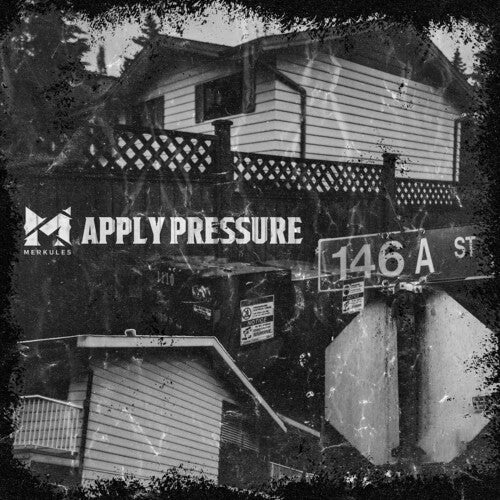 Merkules: Apply Pressure (Clear w/ black splatter) - Vinyl LP