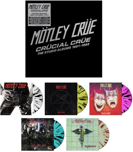 Motley Crue: Crucial Crue: The Studio Albums 1981-1989 - Vinyl LP