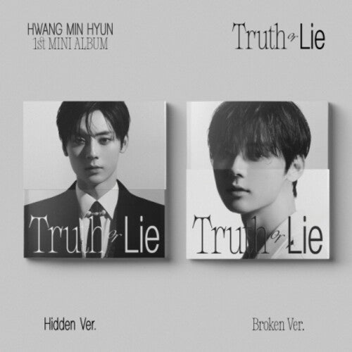 Hwang Min Hyun: Truth or Lie - Random Cover - incl. 88pg Photobook, 2 Photocards, 2 Postcards, Mini Poster, Sticker + Poster - COMPACT DISCS