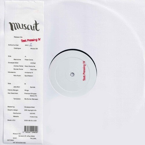 Various Artists: Test Pressing IV - Vinyl LP