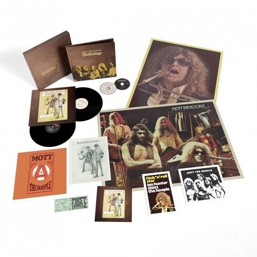Mott the Hoople: All The Young Dudes: 50th Anniversary Edition - 140gm Black Vinyl, 72pp Hardback Book in Slipcase with 2CD, 12-inch vinyl, & Posters - Vinyl LP