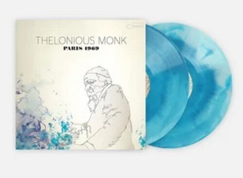 Thelonious Monk: Paris 1969 - 180-Gram Light Blue Galaxy Colored Vinyl - Vinyl LP