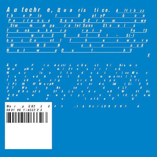 Autechre: Quaristice - Vinyl LP