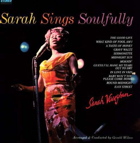 Sarah Vaughan: Sarah Sings Soulfully - Vinyl LP