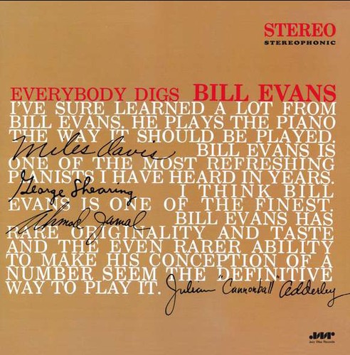 Bill Evans: Everybody Digs Bill Evans - Vinyl LP