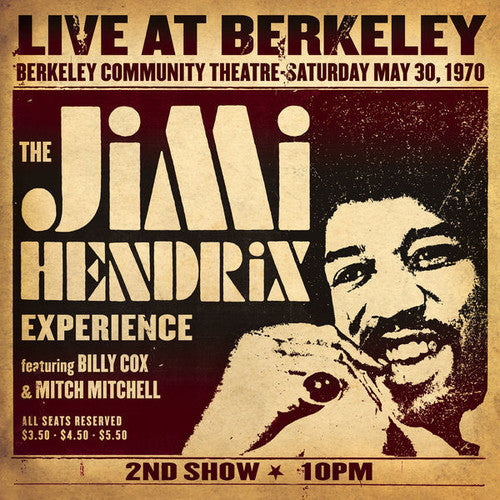 Jimi Hendrix: Jimi Hendrix Experience Live at Berkeley - Vinyl LP