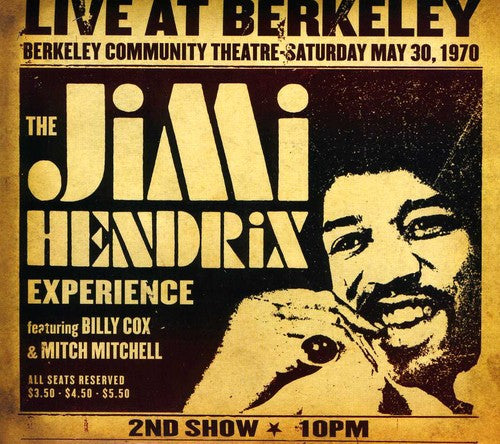 Jimi Hendrix: Jimi Hendrix Experience Live At Berkeley - COMPACT DISCS