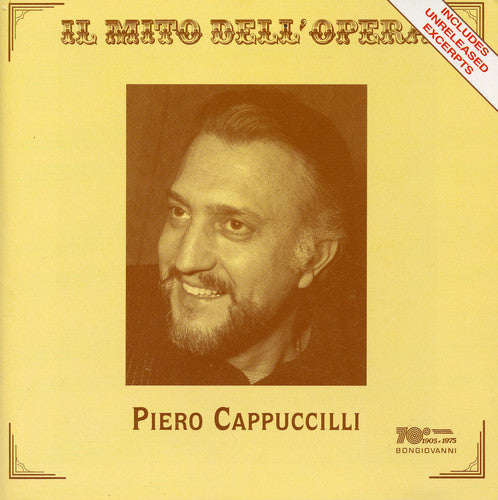 Piero Capuccili: Sings Arias - COMPACT DISCS