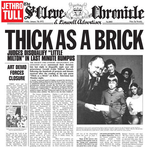 Jethro Tull: Thick As a Brick - Vinyl LP