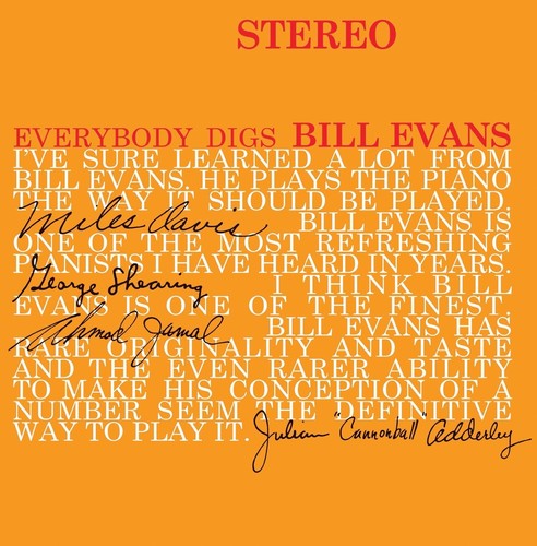 Bill Evans: Everybody Digs Bill Evans - Vinyl LP