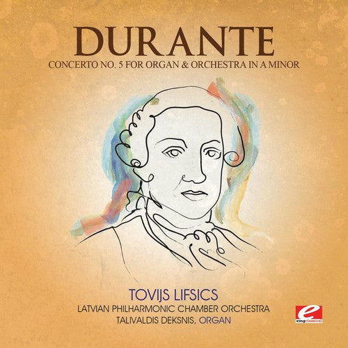 Durante: Concerto 5 Organ & Orch a Min - COMPACT DISCS