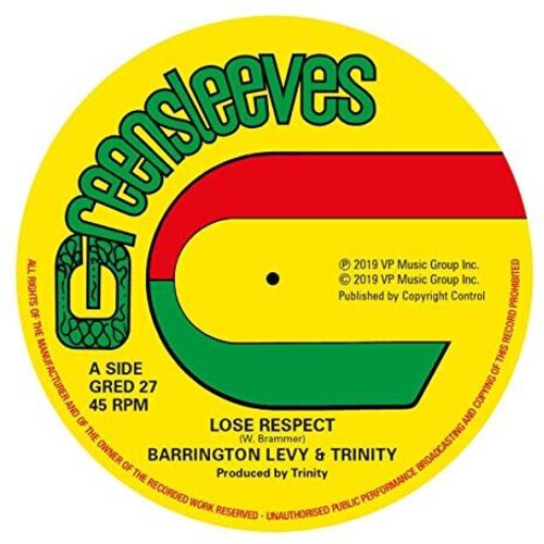 Levy, Barrington / Trinity: Lose Respect - Vinyl LP