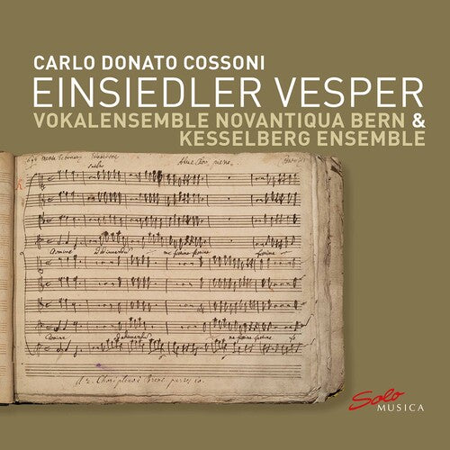 Vokalensemble Novantiqua Bern  Kesselberg Ensemble: Einsiedler Vesper - COMPACT DISCS