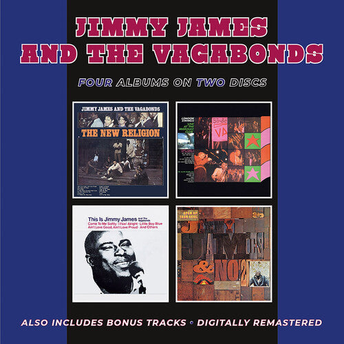 James, Jimmy & the Vagabonds: New Religion / London Swings 'Live At The Marquee Club' / This Is Jimmy James & The Vagabonds / Open Up Your Soul Plus Bonus Tracks - COMPACT DISCS