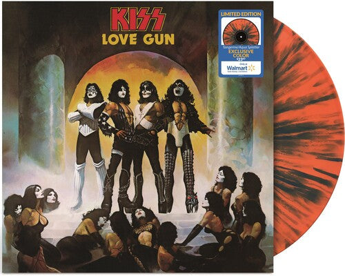 Kiss: Love Gun [Tangerine/Aqua Splatter LP] - Vinyl LP