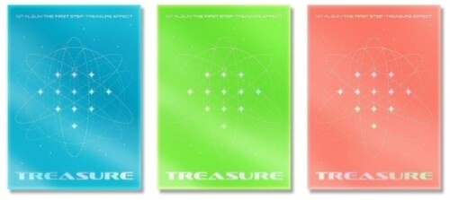 Treasure: The First Step : Treasure Effect (Random Cover) (incl. 156pg Photobook, Photocard File Folder, Lyrics Postcard Set, Hologram Postcard, Unit Polaroid, Baby Photocard, Photocard, Selfie Photocard + Graphic Sticker) - COMPACT DISCS