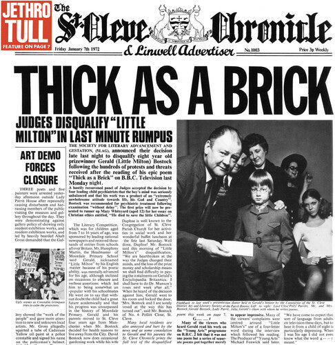 Jethro Tull: Thick As A Brick (50th Anniversary Edition) - Vinyl LP