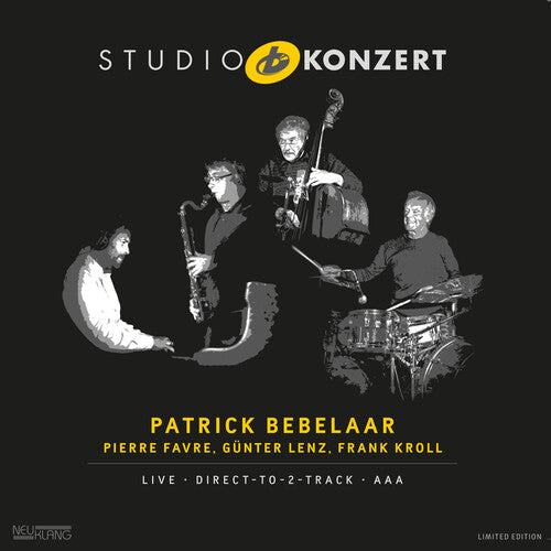 Patrick Bebelaar & Pierre Favre & Günter Lenz: Studio Konzert - Vinyl LP