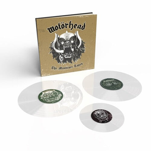 Motorhead: Manticore Tapes [Deluxe Bookpack]   [Clear 2xLP / 7" Single] - Vinyl LP