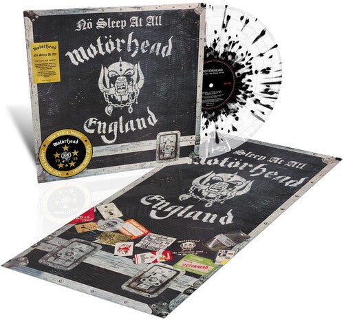 Motorhead: No Sleep At All    [Clear/Black-White Splatter LP] - Vinyl LP