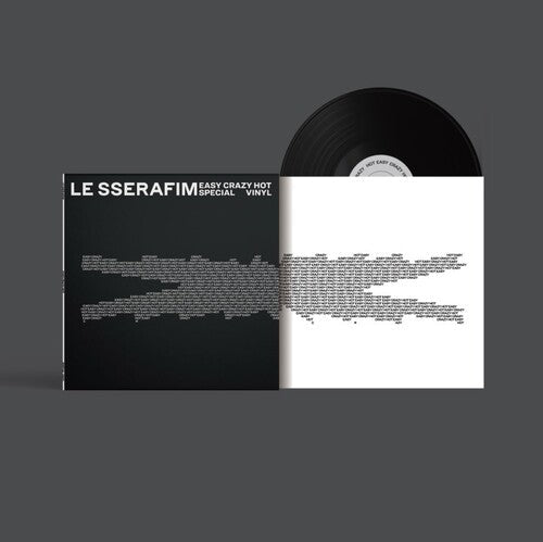 Le Sserafim: 'EASY-CRAZY-HOT' SPECIAL Vinyl LP [CARBON BLACK] - Vinyl LP