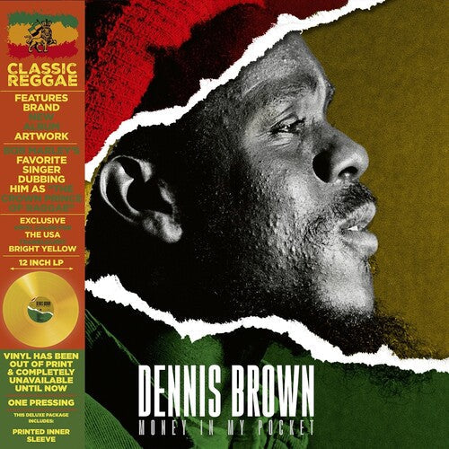Dennis Brown: Money in My Pocket - Yellow - Vinyl LP