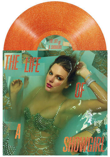 Taylor Swift: The Life of a Showgirl  [Orange Glitter Vinyl] - Vinyl LP