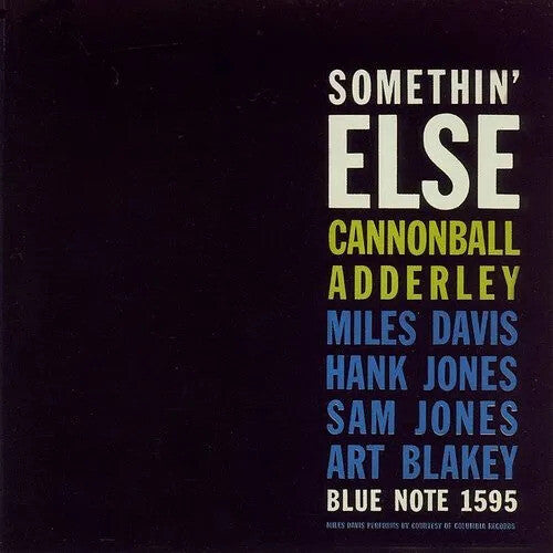 Cannonball Adderley: Somethin' Else - Limited 180-Gram Crystal Clear Vinyl with Bonus Tracks - Vinyl LP