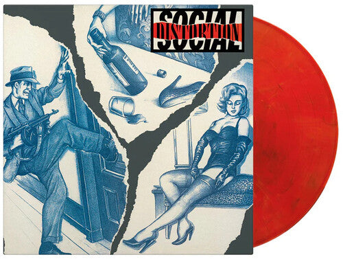 Social Distortion: Social Distortion - Limited 180-Gram Translucent Red, Black & White Marble Colored Vinyl - Vinyl LP