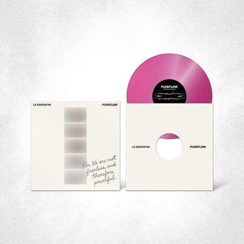 Le Sserafim: 2nd Studio Album 'PUREFLOW' pt.1 Vinyl [Hot Pink Glitter ver.] - Vinyl LP